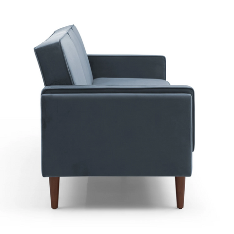 Paolo Sofa Bed in Olive Green Velvet or Ink Velvet