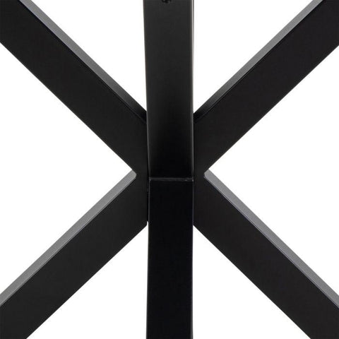 Heaven Round Dining Table with Ceramic White Top - 120cm