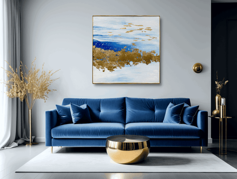 Antika Golden Horizon Oil Painting - Furnt
