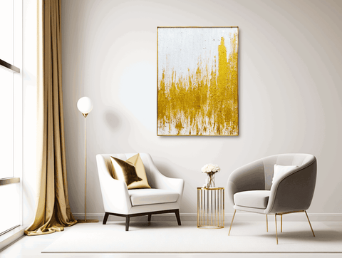 Aurora Dawn's Embrace Abstract Oil Painting - Furnt