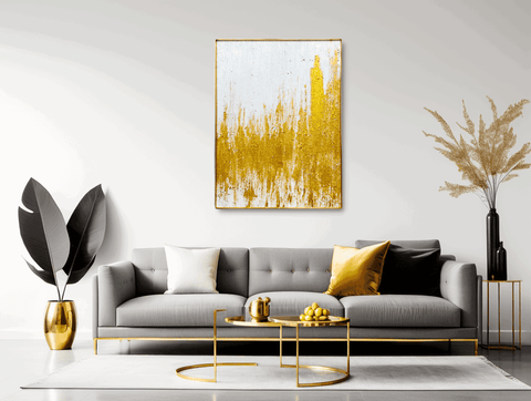 Aurora Dawn's Embrace Abstract Oil Painting - Furnt