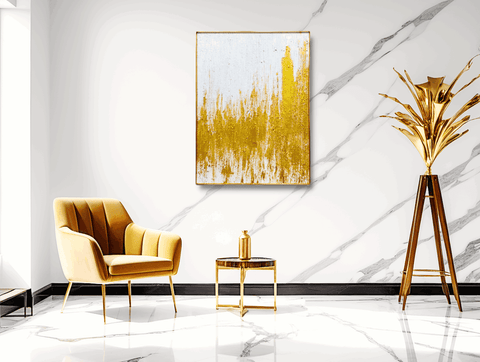 Aurora Dawn's Embrace Abstract Oil Painting - Furnt