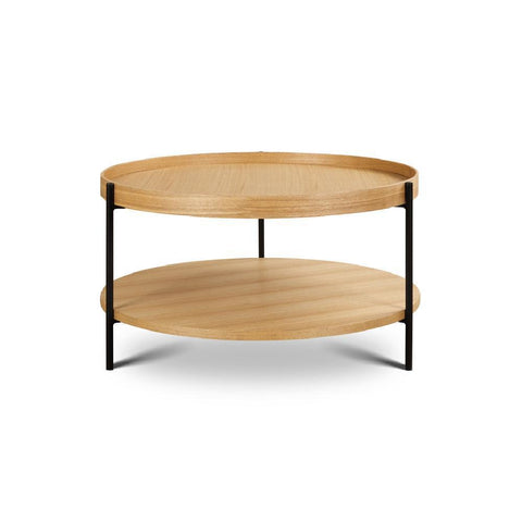Bark Round Coffee Table (68cm) - Wooden