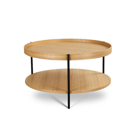 Bark Round Coffee Table (68cm) - Wooden