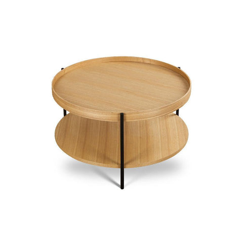 Bark Round Coffee Table (68cm) - Wooden