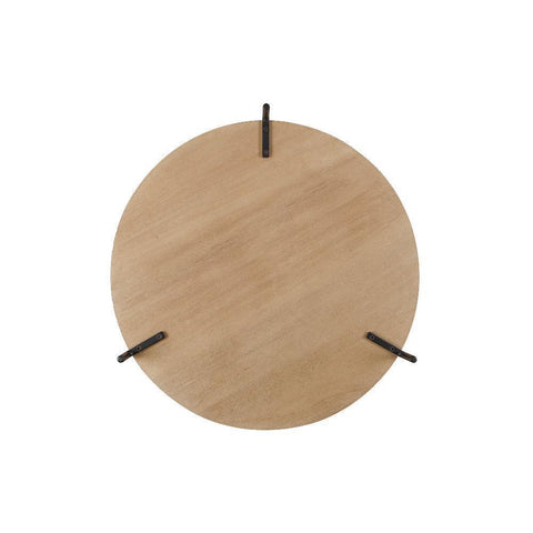 Bark Round Coffee Table (68cm) - Wooden