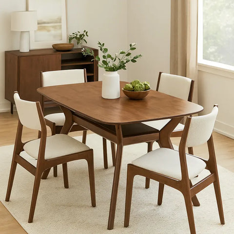 Blanco Oval Wooden Dining Table - 150cm