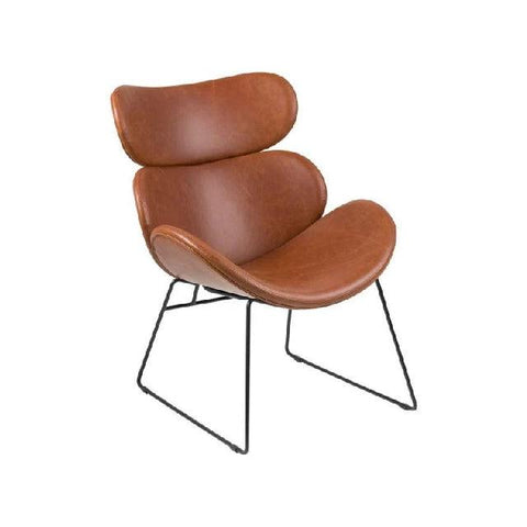 Brentley Modern Brown Lounge Chair