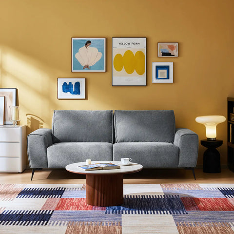 Camden Chenille Grey 3 Seater Sofa