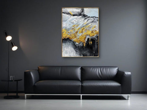 Cape Roca B Elemental Abstract Oil Painting - Furnt
