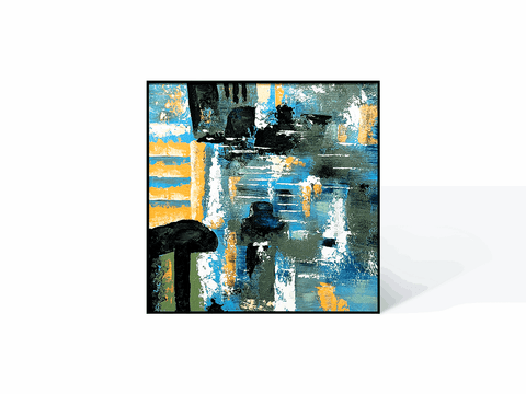 Cyber Night Urban Dreamscape Oil Painting - Furnt
