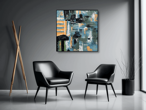Cyber Night Urban Dreamscape Oil Painting - Furnt