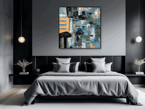 Cyber Night Urban Dreamscape Oil Painting - Furnt
