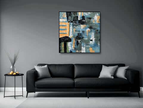 Cyber Night Urban Dreamscape Oil Painting - Furnt
