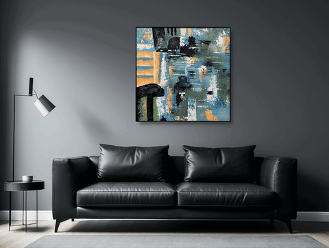 Cyber Night Urban Dreamscape Oil Painting - Furnt