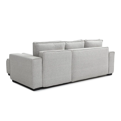 Harrison Corner Sofa Bed in Olive Green Chenille, Navy Chenille or Natural Boucle