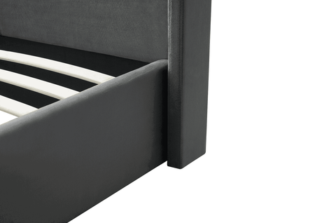 Madi Grey Double Upholstered Bed