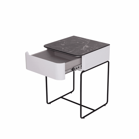 Newham Metal Bedside (Available in White and Black)