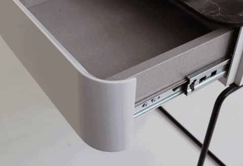 Newham Metal Bedside (Available in White and Black)