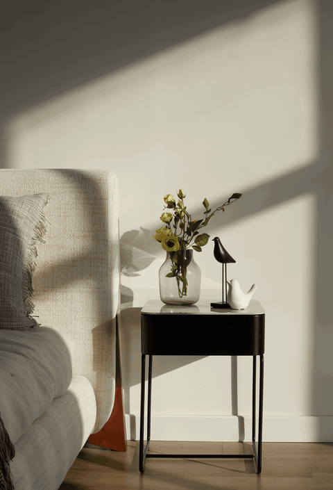 Newham Metal Bedside (Available in White and Black)