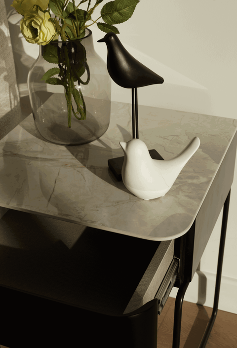 Newham Metal Bedside (Available in White and Black)