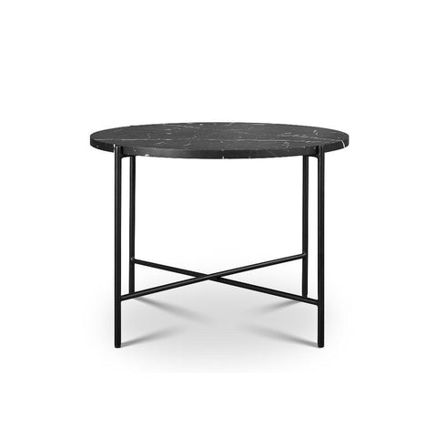 Orbit Marble-Top Round Side Table Set - Lumber & Hollow Designs