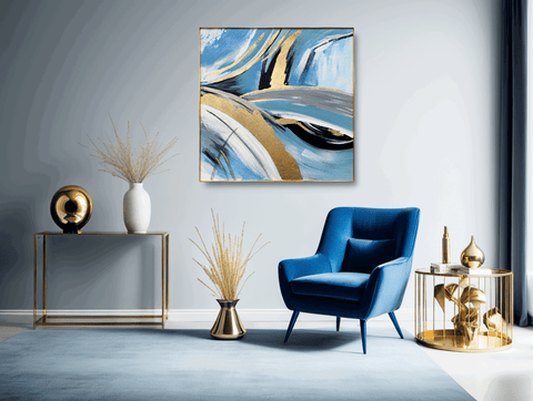 Orokin Elemental Abstract Oil Painting