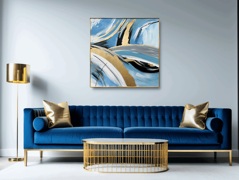 Orokin Elemental Abstract Oil Painting