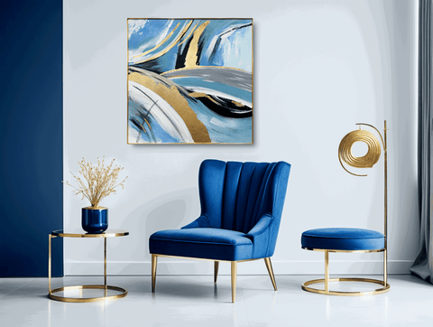Orokin Elemental Abstract Oil Painting