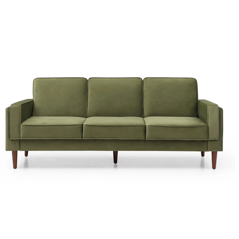 Paolo Sofa Bed in Olive Green Velvet or Ink Velvet