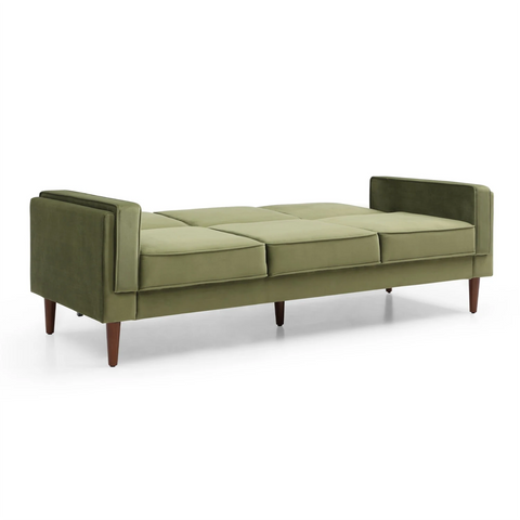 Paolo Sofa Bed in Olive Green Velvet or Ink Velvet