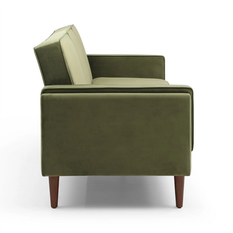 Paolo Sofa Bed in Olive Green Velvet or Ink Velvet
