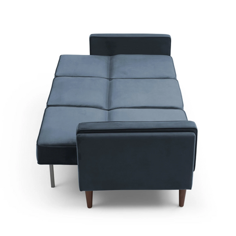 Paolo Sofa Bed in Olive Green Velvet or Ink Velvet
