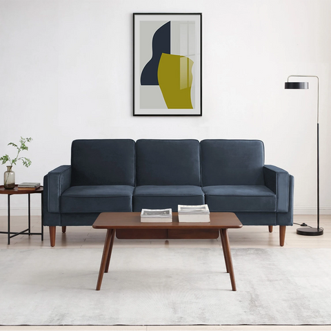 Paolo Sofa Bed in Olive Green Velvet or Ink Velvet