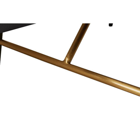 Pivot Rectangle Coffee Table with Sleek Black Finish