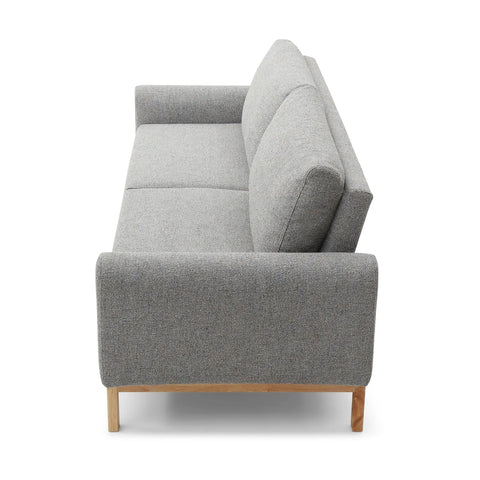 Thea Click Clack Sofabed in Natural or Grey Textured Weave