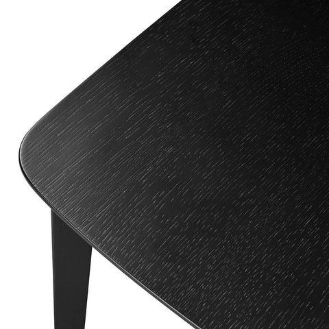 Alba Set of 2 Black Wooden Dining Chairs