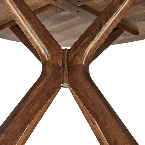 Bali Round Wooden Dining Table - 120cm