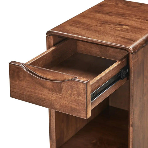 Case Solid Wood Bedside Cabinet