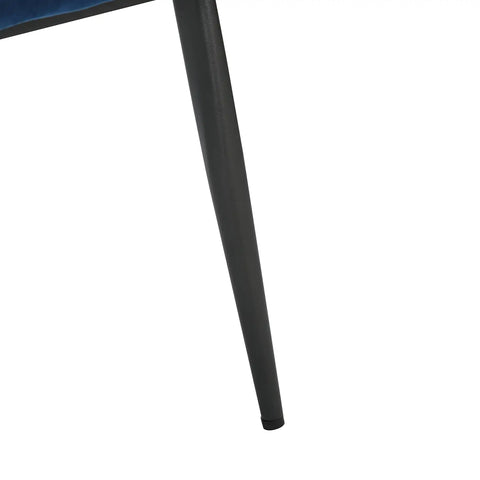Chelsea Set of 2 Dark Navy Velvet Dining Chairs
