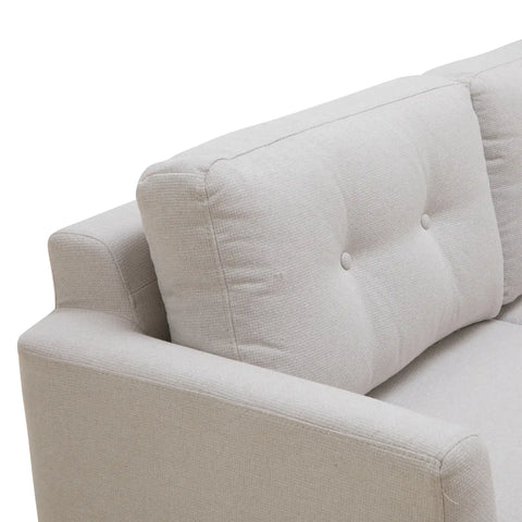 Orka Fabric Left Corner Sofa - Beige