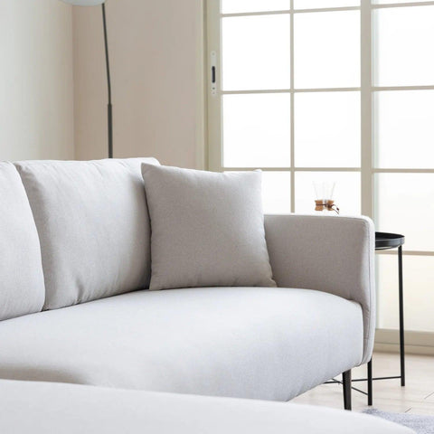Barry Fabric Right Corner Sofa - Beige