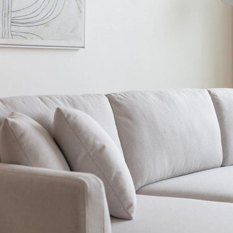 Barry Fabric Right Corner Sofa - Beige