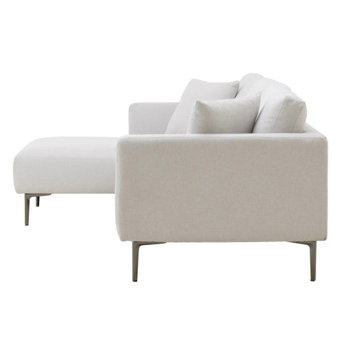 Barry Fabric Right Corner Sofa - Beige