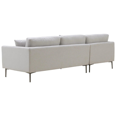 Barry Fabric Right Corner Sofa - Beige