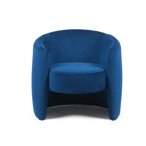 Dylan Dark Navy Velvet Occasional Chair