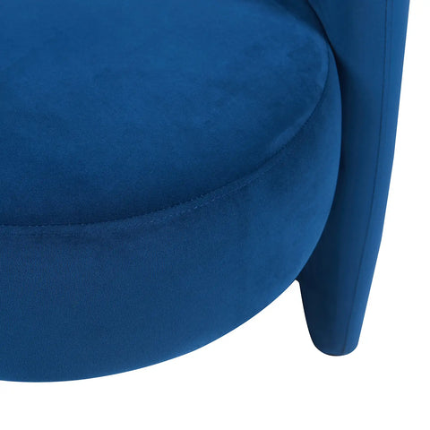 Dylan Dark Navy Velvet Occasional Chair