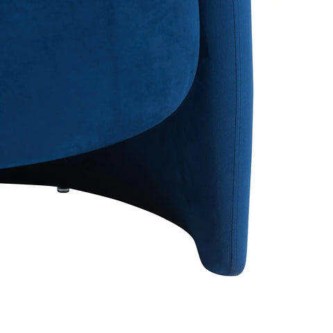 Dylan Dark Navy Velvet Occasional Chair