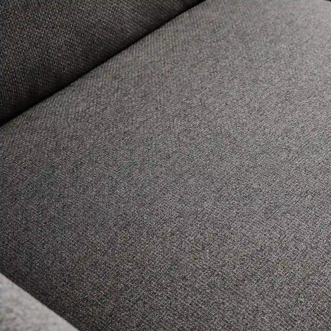 Emery Speckled Fabric 3 Seater Sofa - Dark Grey