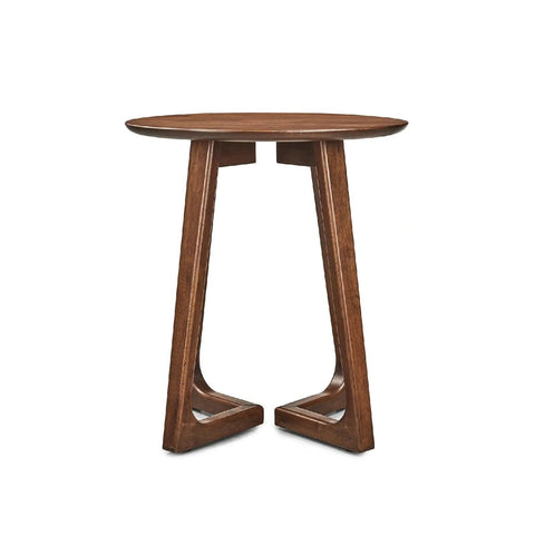 Enzo Round Wooden Side Table